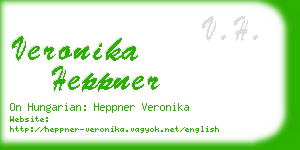 veronika heppner business card